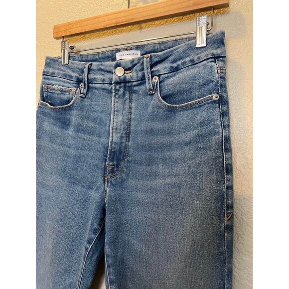 GOOD AMERICAN Good Classic Indigo Skinny Jean 27 Stretch Denim High Rise - Picture 5 of 11